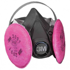 3M 7000126164, HALF FACEPIECE RESPIRATOR 6391/07003(AAD) LG